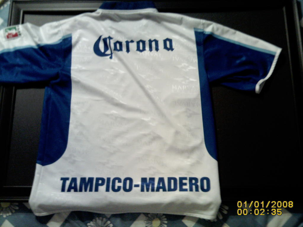 maillot de foot tampico madero exterieur 2001-2002 pas cher