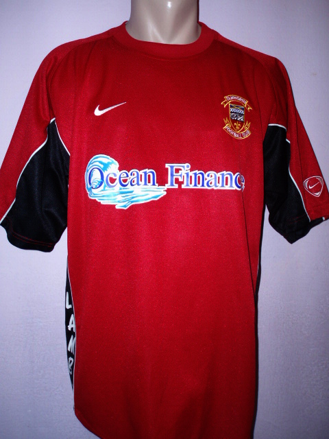 maillot de foot tamworth fc domicile 2004-2006 rétro