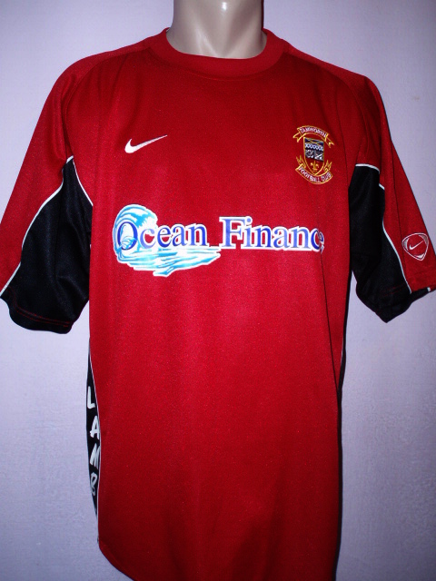 maillot de foot tamworth fc domicile 2004-2006 rétro