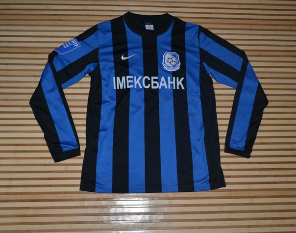 maillot de foot tchornomorets odessa domicile 2009-2010 rétro