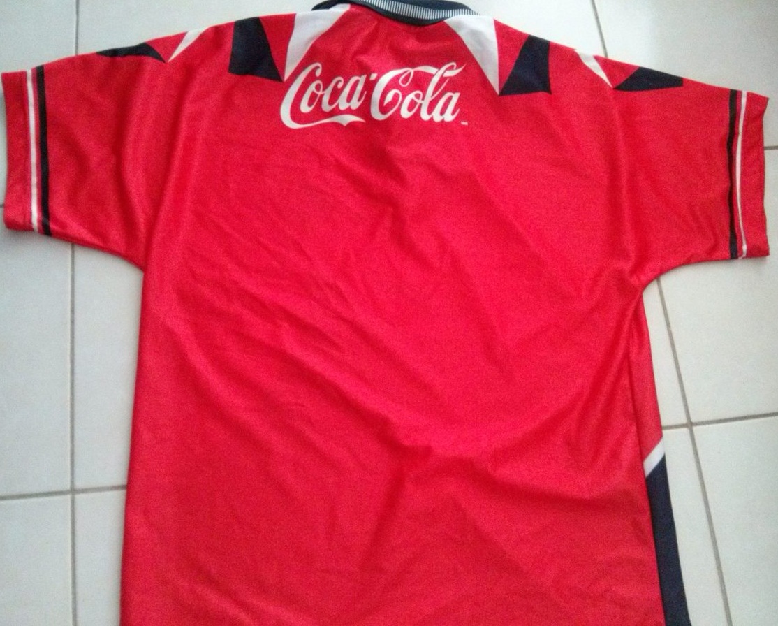 maillot de foot tiburones rojos de veracruz domicile 1995-1997 rétro