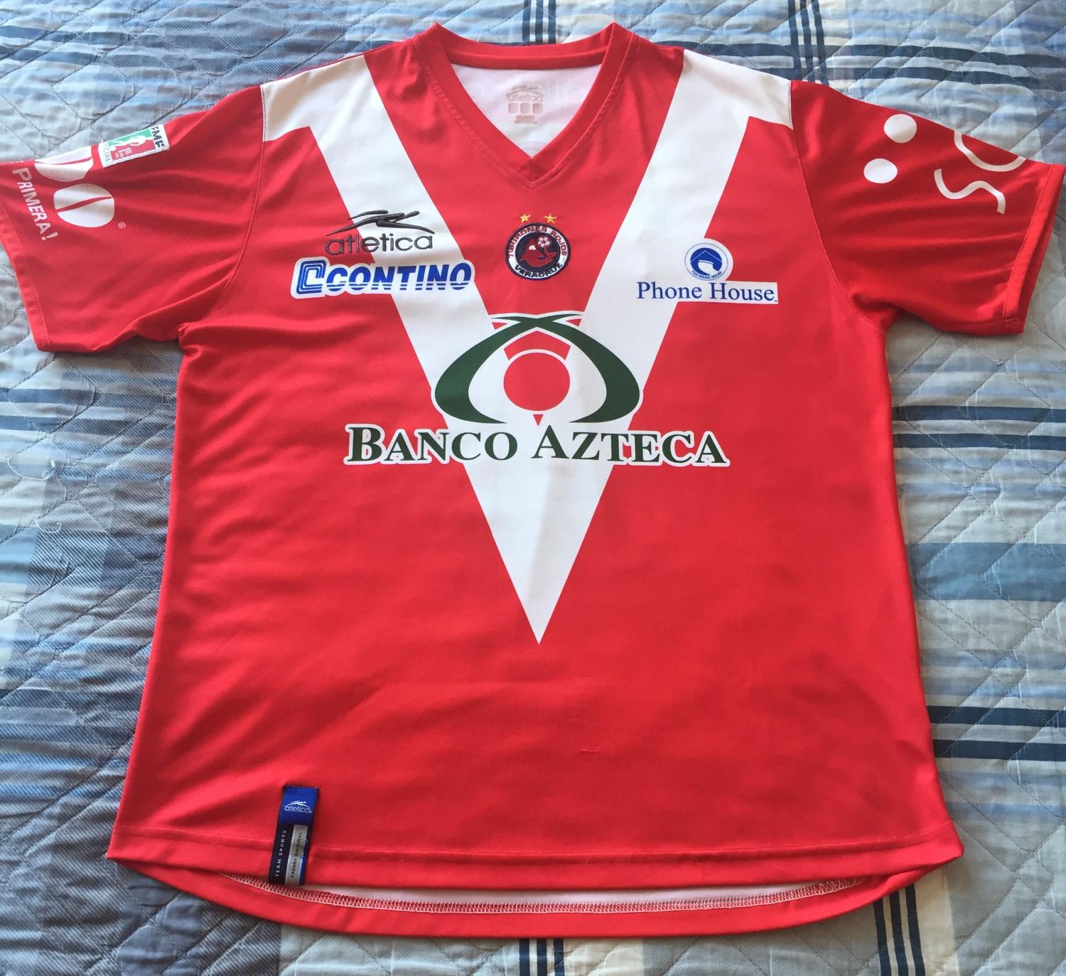 maillot de foot tiburones rojos de veracruz domicile 2008 rétro