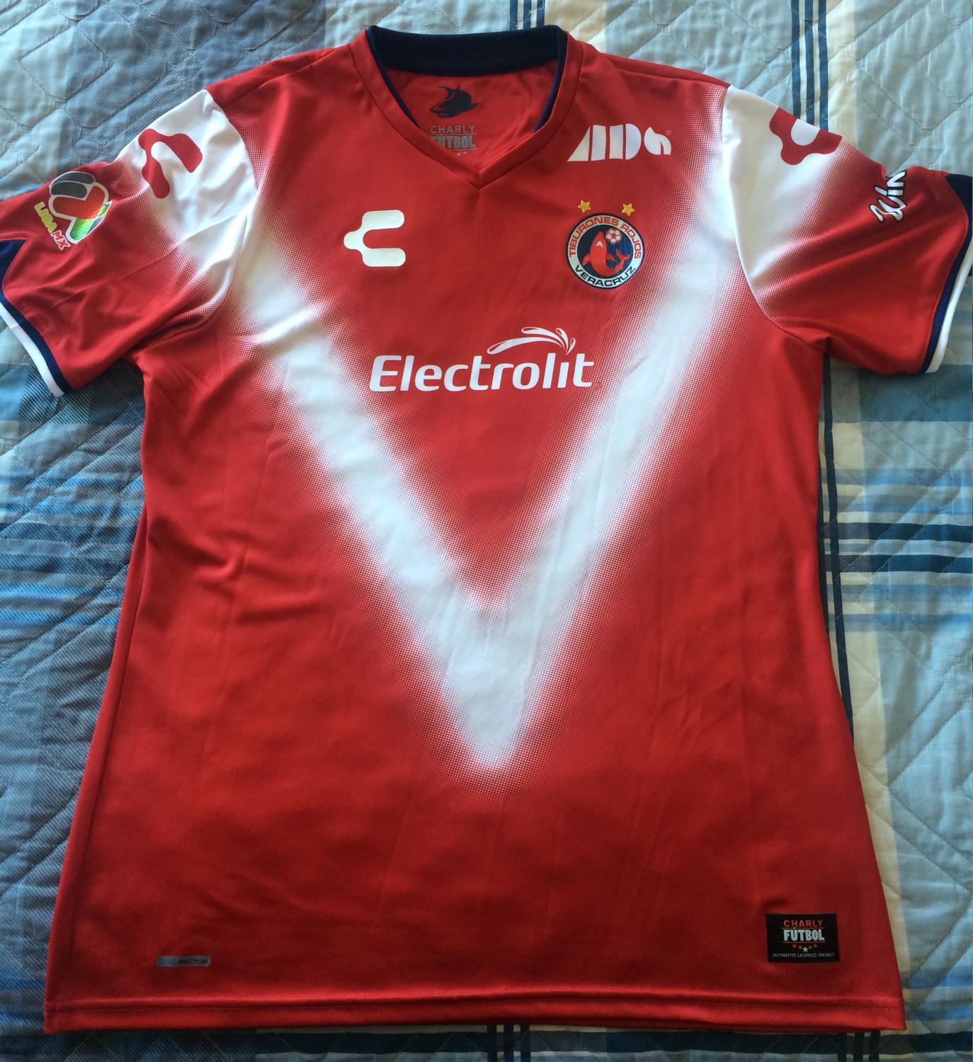 maillot de foot tiburones rojos de veracruz domicile 2016-2017 pas cher