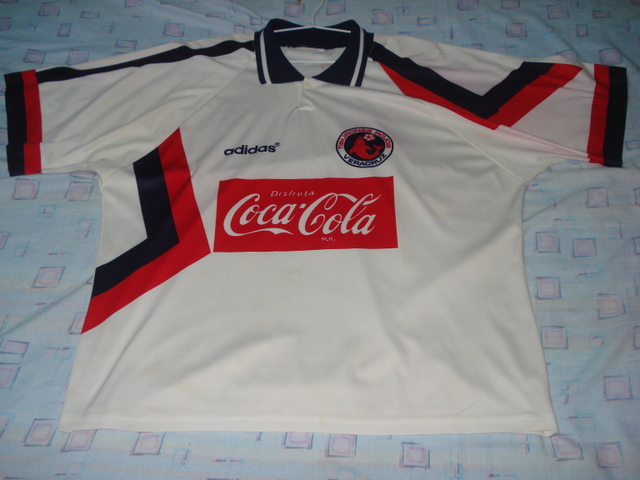 maillot de foot tiburones rojos de veracruz exterieur 1994-1995 rétro