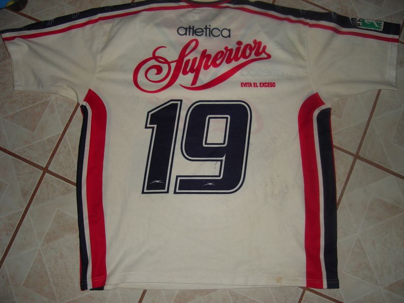 maillot de foot tiburones rojos de veracruz exterieur 1997-1998 rétro