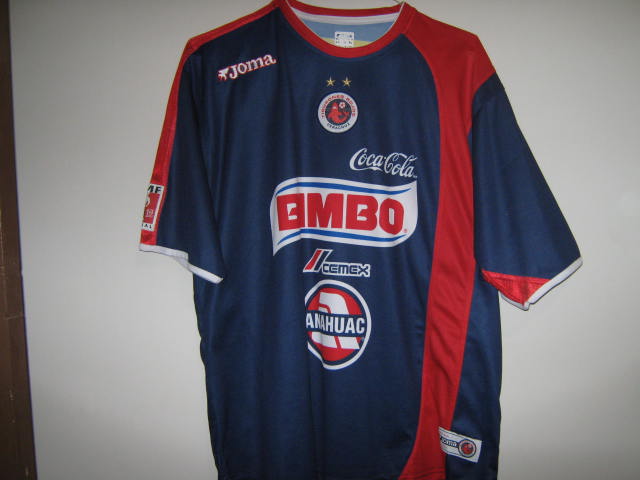 maillot de foot tiburones rojos de veracruz third 2004-2005 rétro