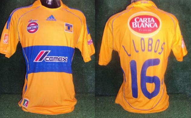 maillot de foot tigres uanl domicile 2006-2007 pas cher