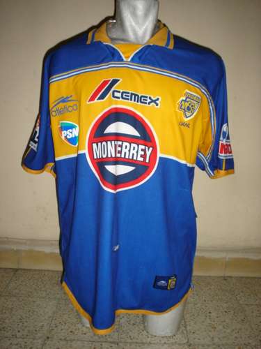 maillot de foot tigres uanl exterieur 2000-2001 pas cher