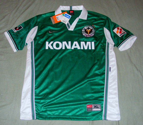 maillot de foot tokyo verdy domicile 1999-2000 rétro