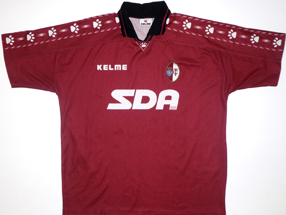 maillot de foot torino fc domicile 1996-1997 rétro