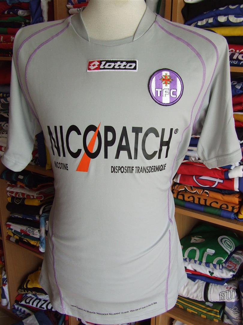 maillot de foot toulouse fc exterieur 2005-2006 rétro