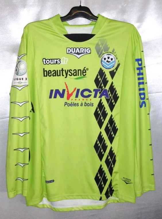 maillot de foot tours fc gardien 2011-2012 rétro