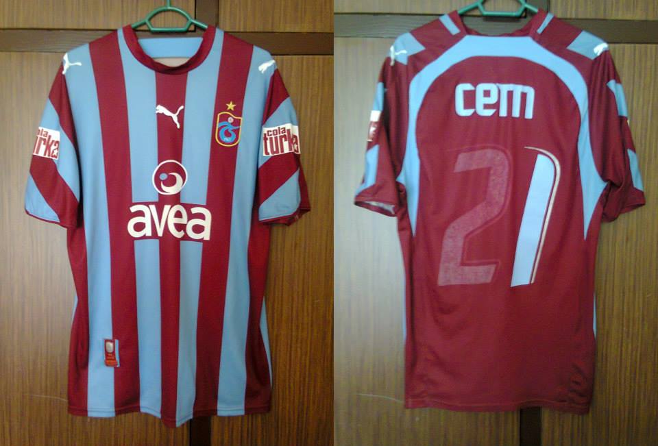 maillot de foot trabzonspor domicile 2006-2007 rétro