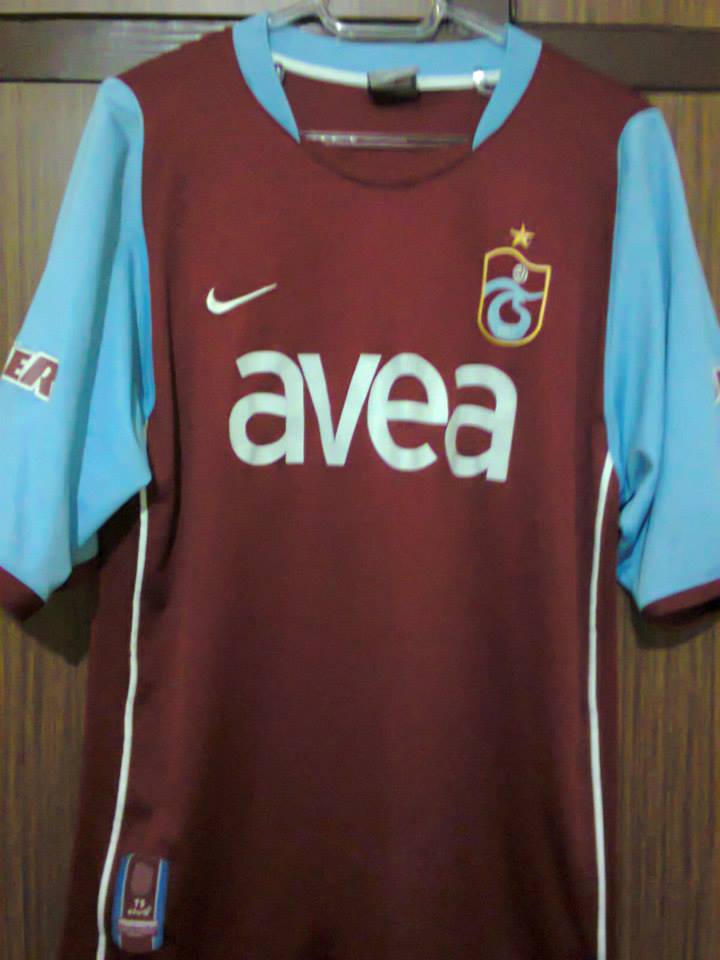 maillot de foot trabzonspor domicile 2008-2009 rétro