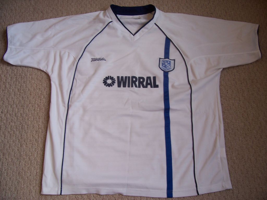 maillot de foot tranmere rovers fc domicile 2002-2004 rétro