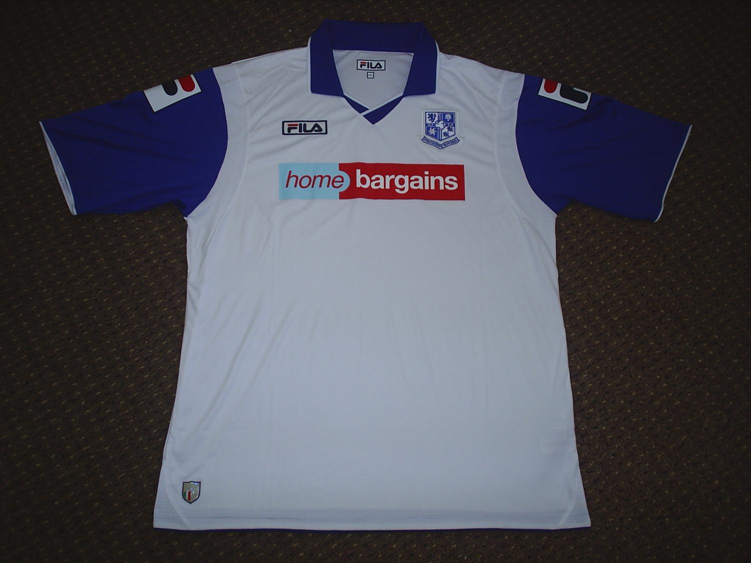 maillot de foot tranmere rovers fc domicile 2013-2014 rétro