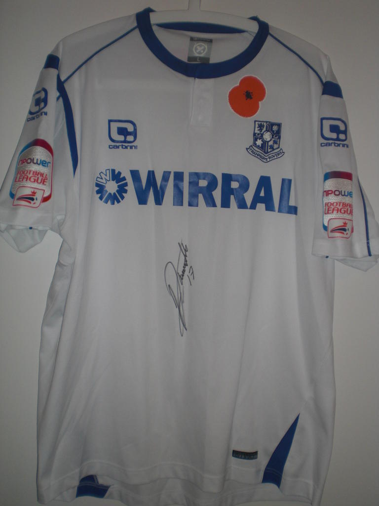 maillot de foot tranmere rovers fc particulier 2010-2011 rétro