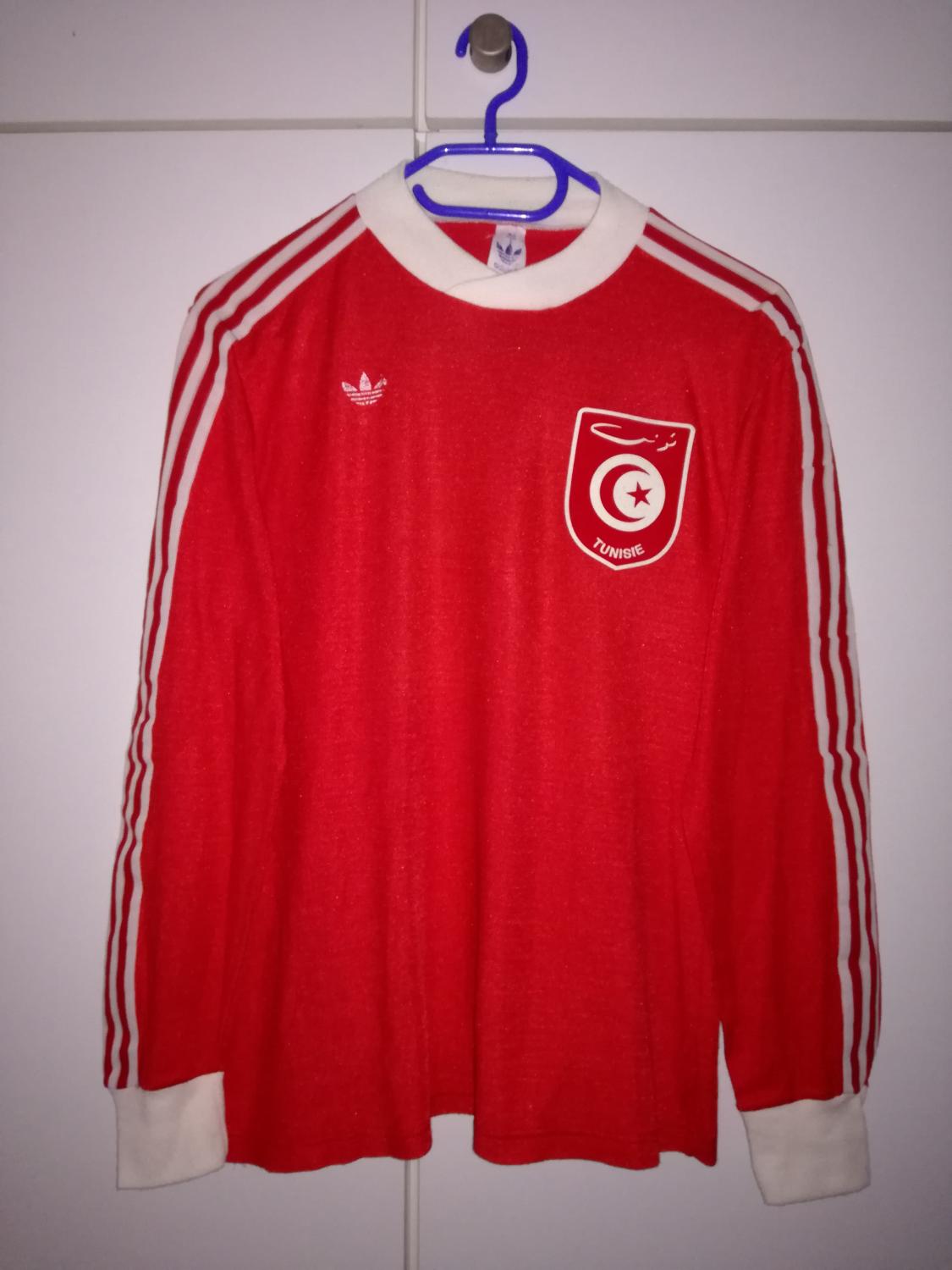 maillot de foot tunisie domicile 1985-1986 pas cher