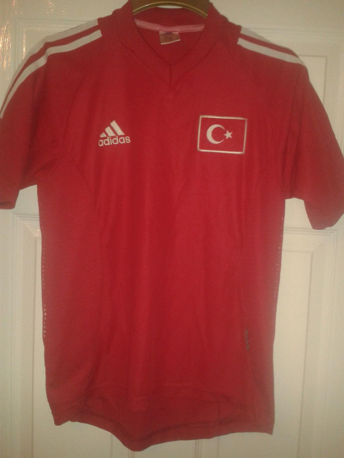 maillot de foot turquie domicile 2002-2004 rétro