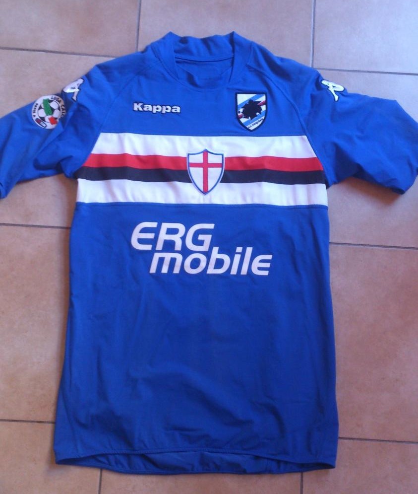 maillot de foot uc sampdoria domicile 2009-2010 pas cher