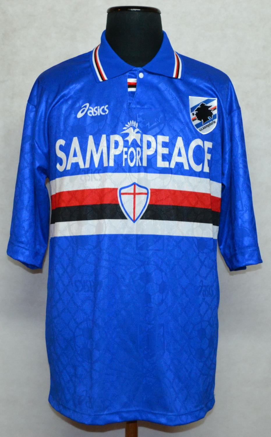 maillot de foot uc sampdoria particulier 1994-1996 pas cher