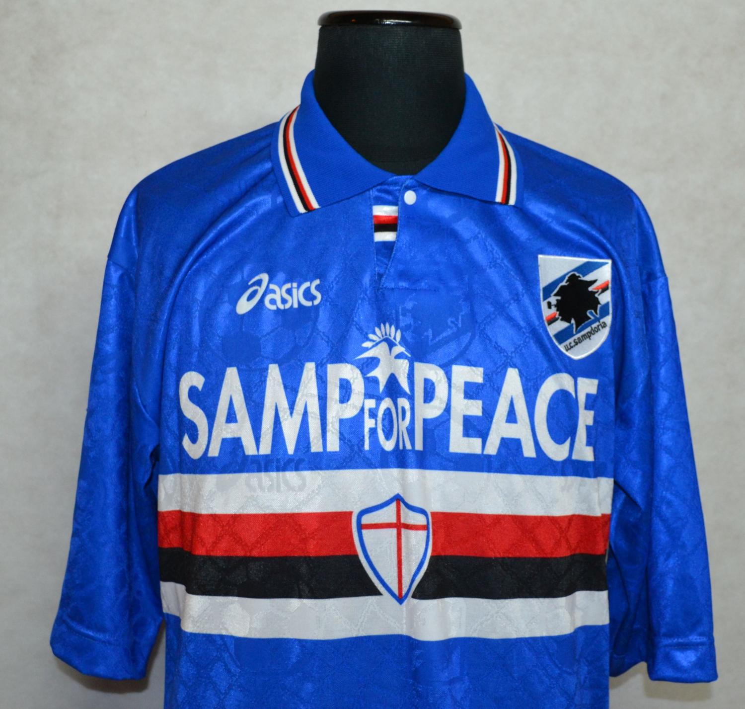 maillot de foot uc sampdoria particulier 1994-1996 pas cher