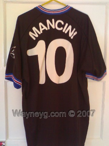 maillot de foot uc sampdoria particulier 2001-2002 pas cher