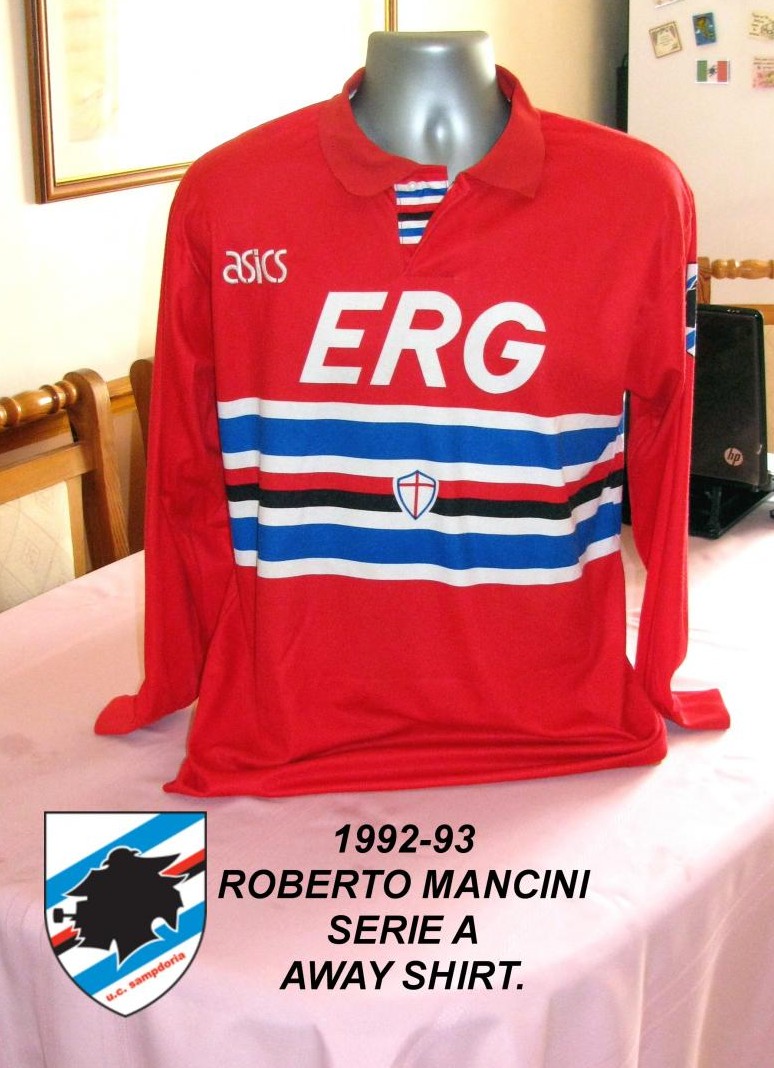 maillot de foot uc sampdoria third 1992-1993 pas cher