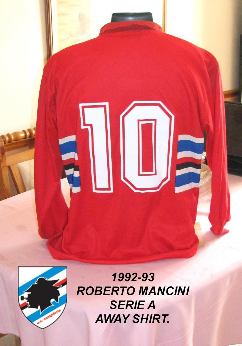 maillot de foot uc sampdoria third 1992-1993 pas cher