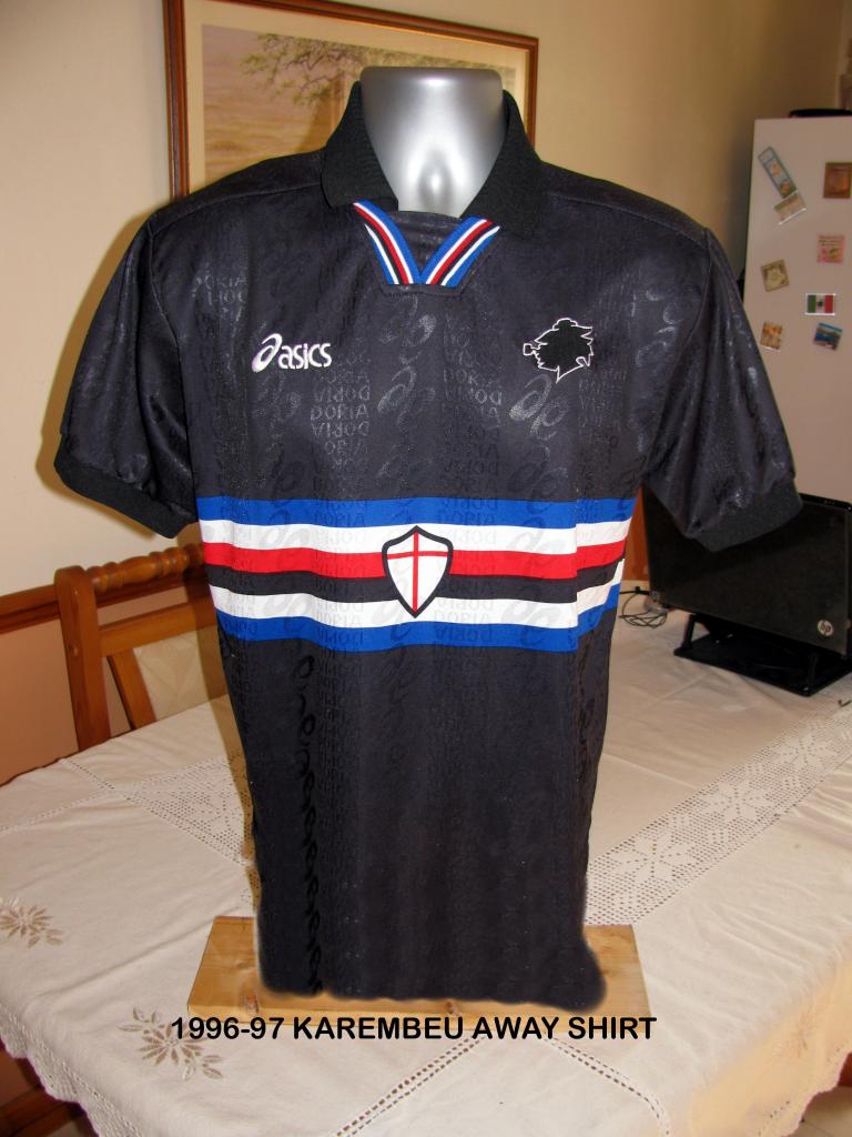 maillot de foot uc sampdoria third 1996-1997 pas cher