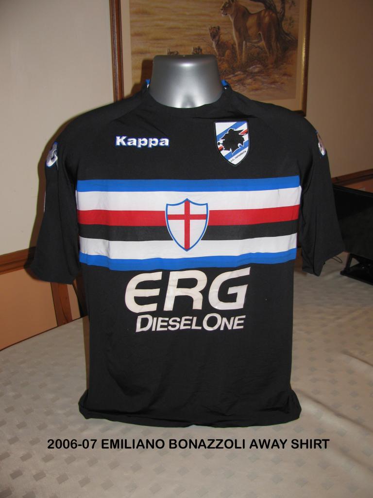 maillot de foot uc sampdoria third 2006-2007 pas cher