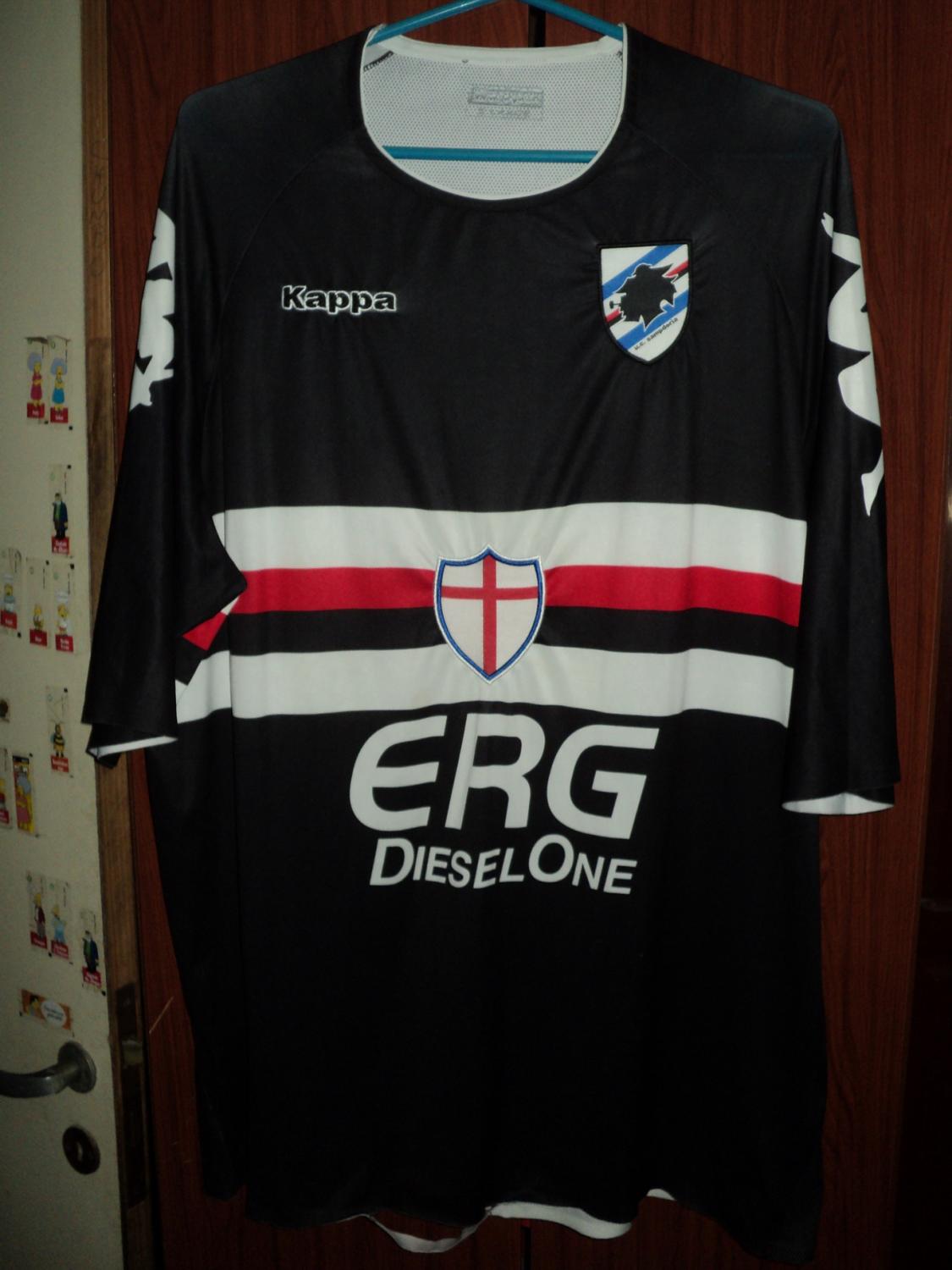 maillot de foot uc sampdoria third 2007-2008 pas cher