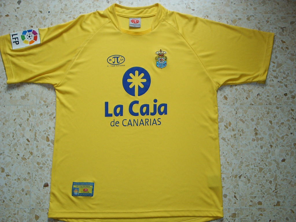 maillot de foot ud las palmas domicile 2006-2007 rétro