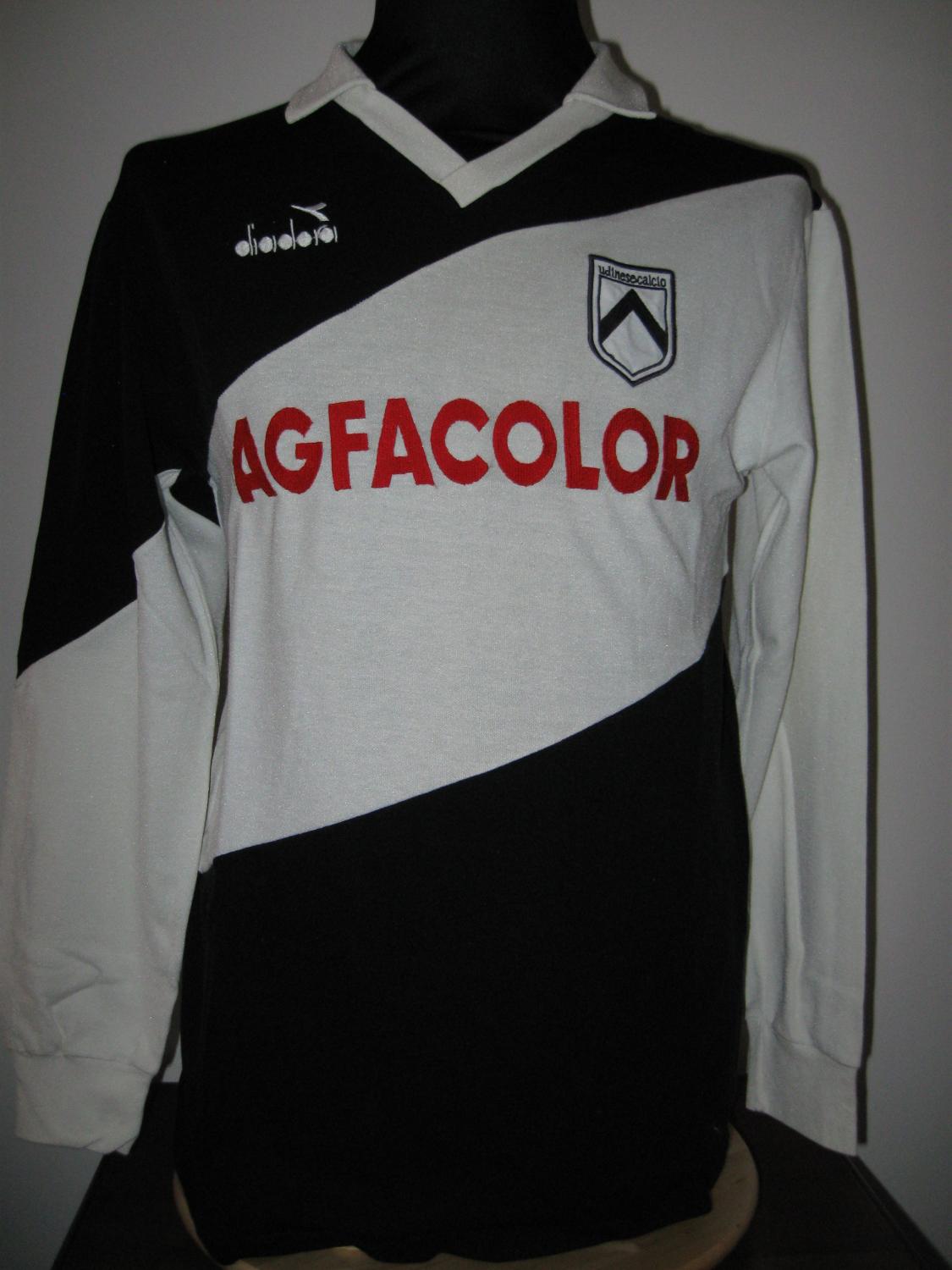 maillot de foot udinese calcio domicile 1984-1985 rétro