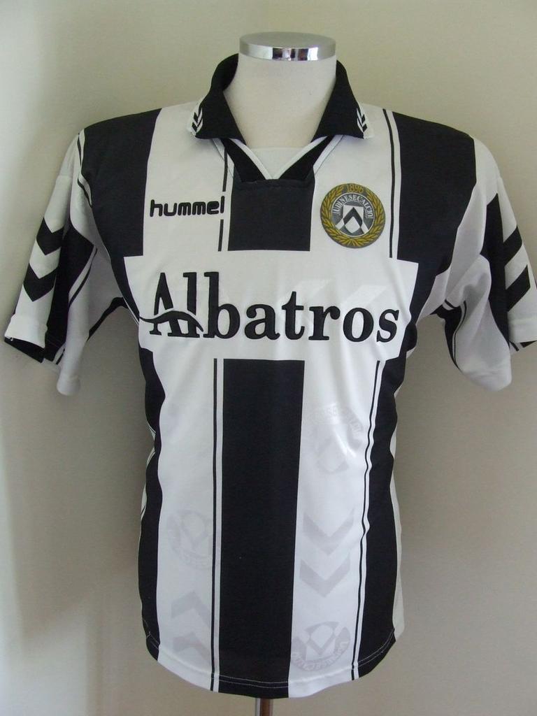 maillot de foot udinese calcio domicile 1995-1996 rétro