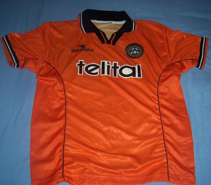 maillot de foot udinese calcio exterieur 1998-1999 rétro