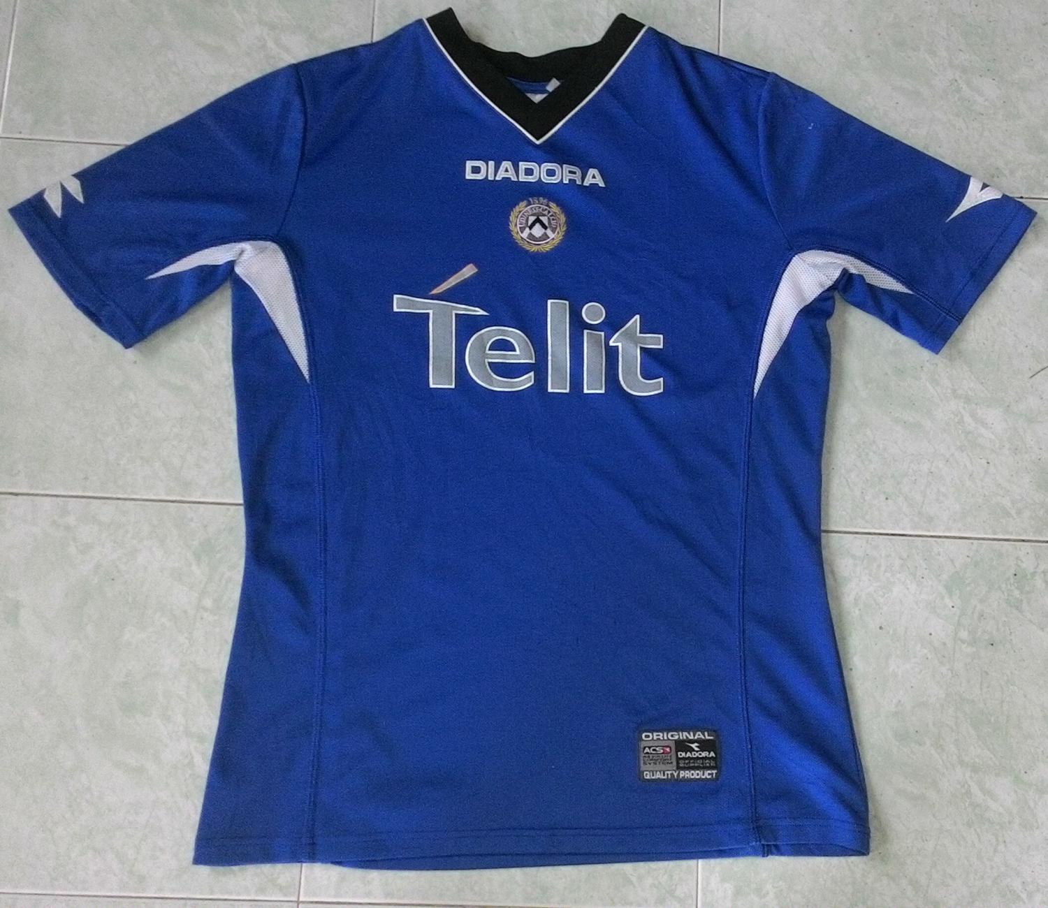 maillot de foot udinese calcio third 2000-2001 rétro