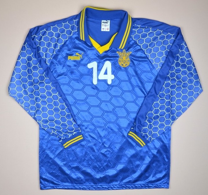 maillot de foot ukraine exterieur 1997-1998 rétro