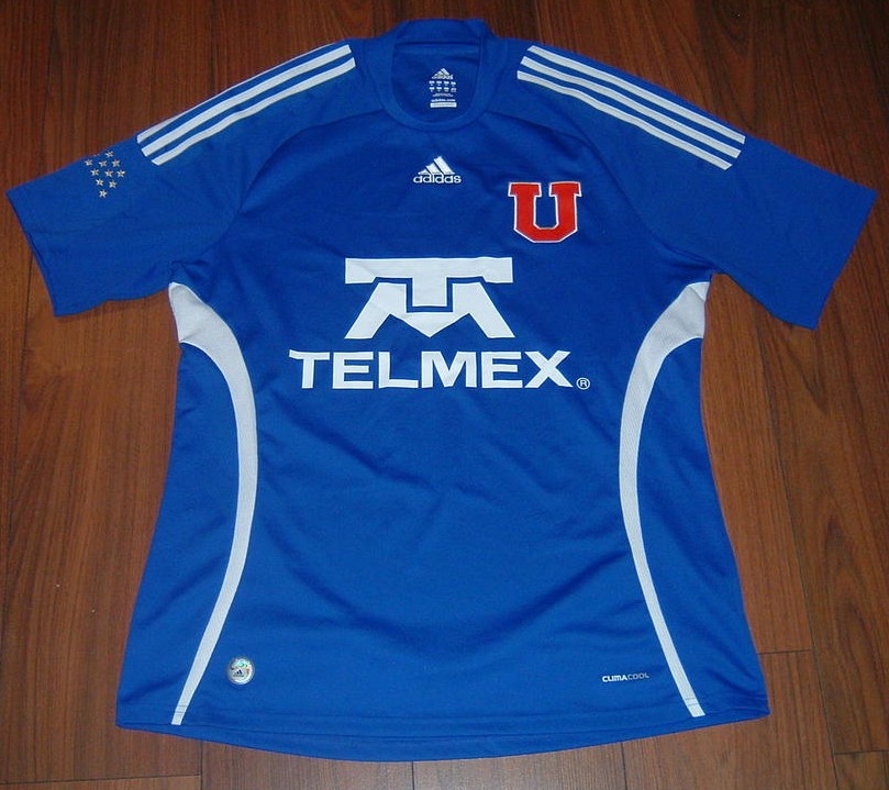 maillot de foot universidad de chile domicile 2009-2010 rétro