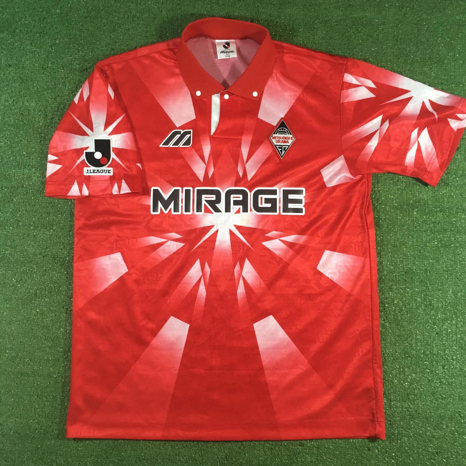 maillot de foot urawa red diamonds domicile 1996 pas cher