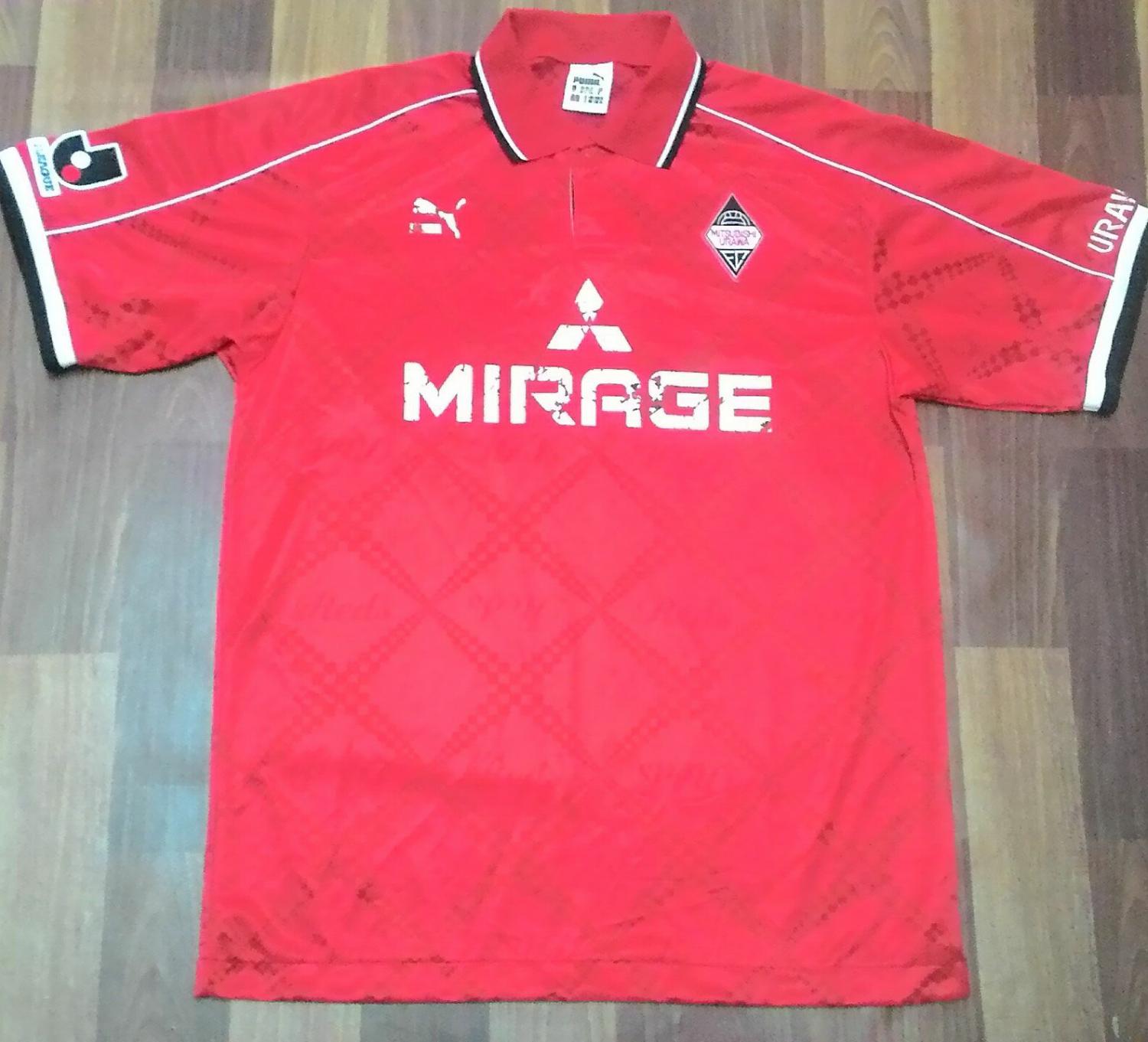 maillot de foot urawa red diamonds domicile 1997-1998 pas cher