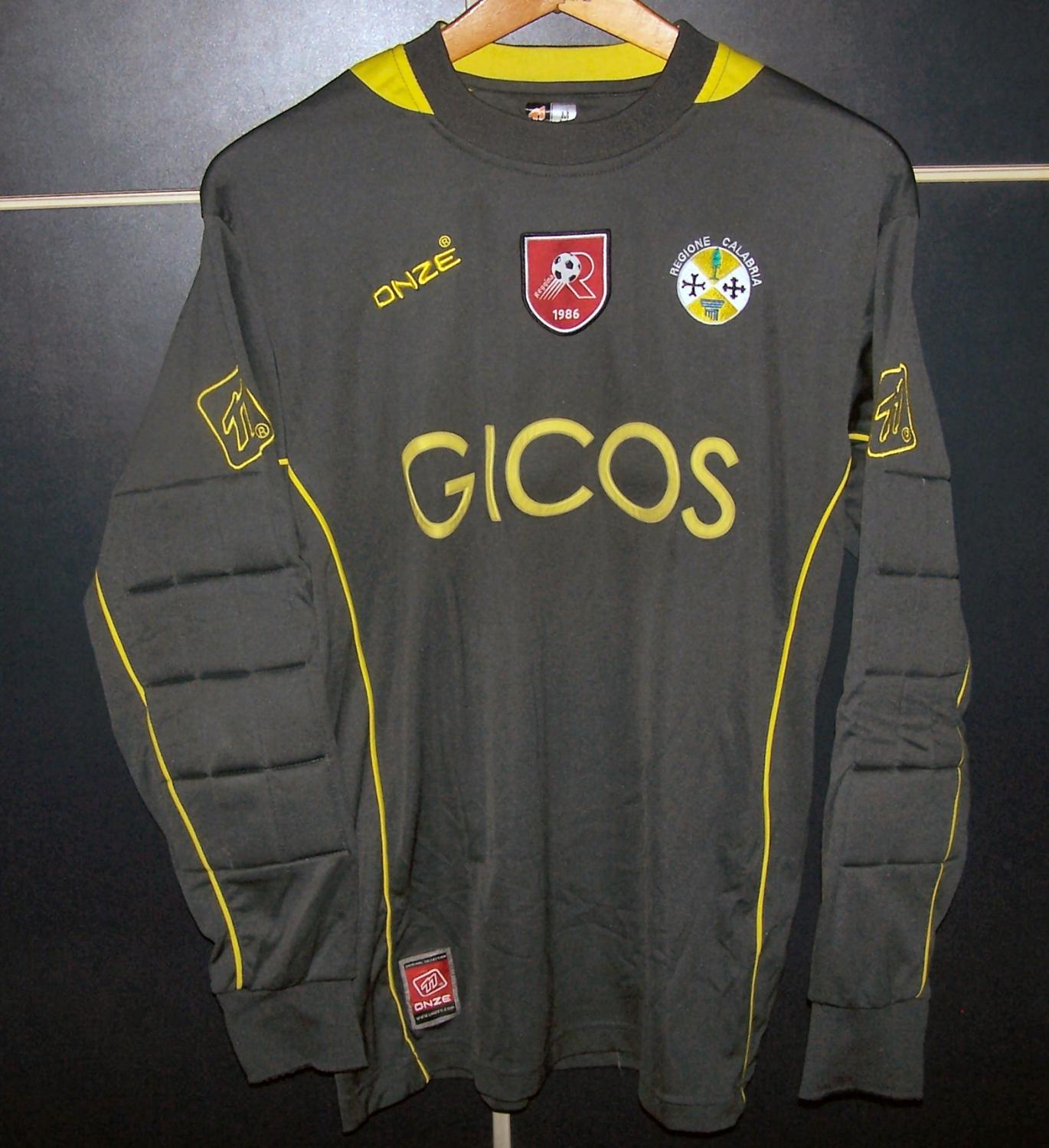 maillot de foot urbs reggina gardien 2009-2010 rétro