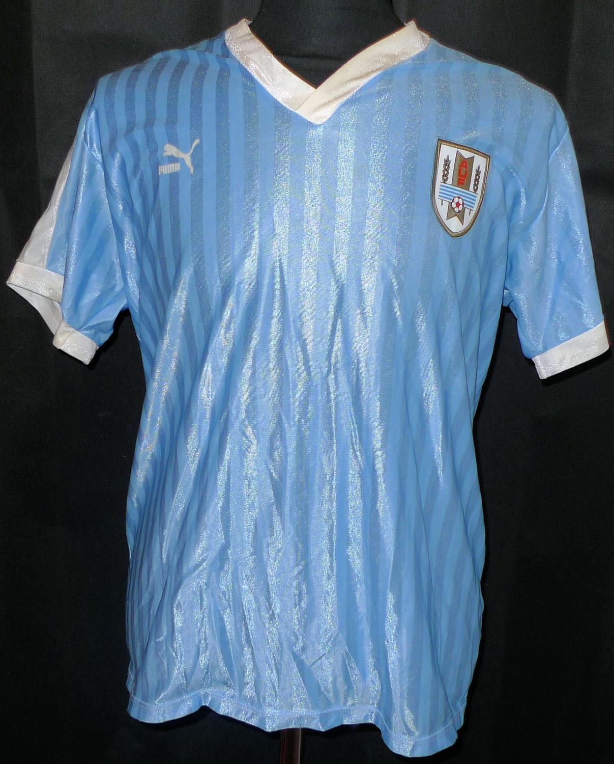 maillot de foot uruguay domicile 1989-1990 rétro