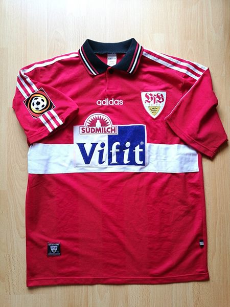 maillot de foot vfb stuttgart exterieur 1996-1997 rétro