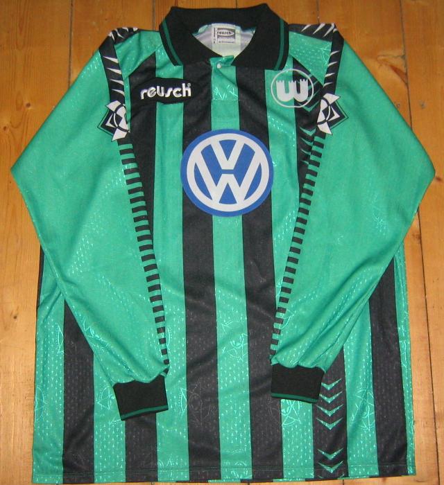 maillot de foot vfl wolfsbourg domicile 1995 pas cher