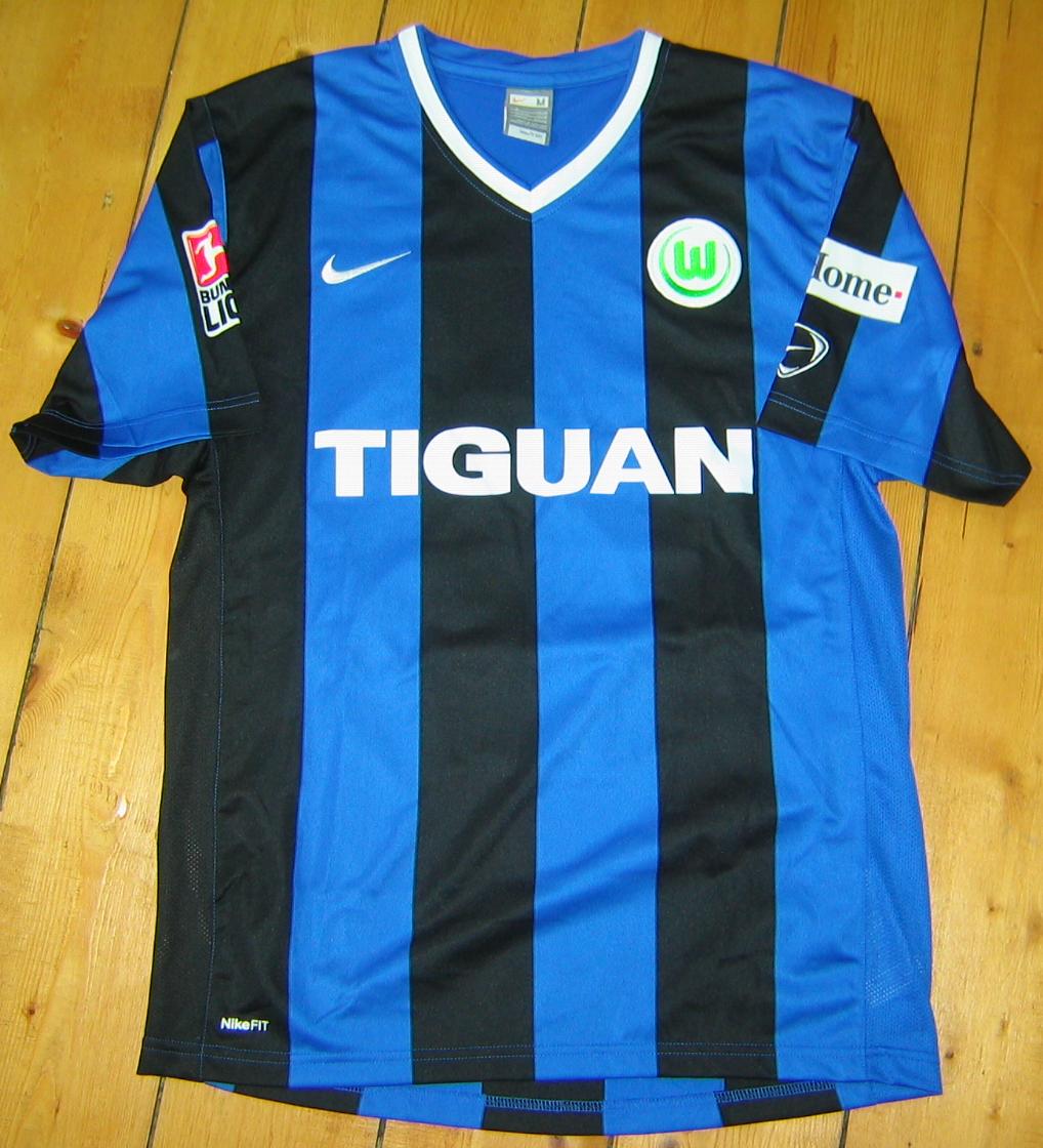 maillot de foot vfl wolfsbourg exterieur 2007-2008 pas cher