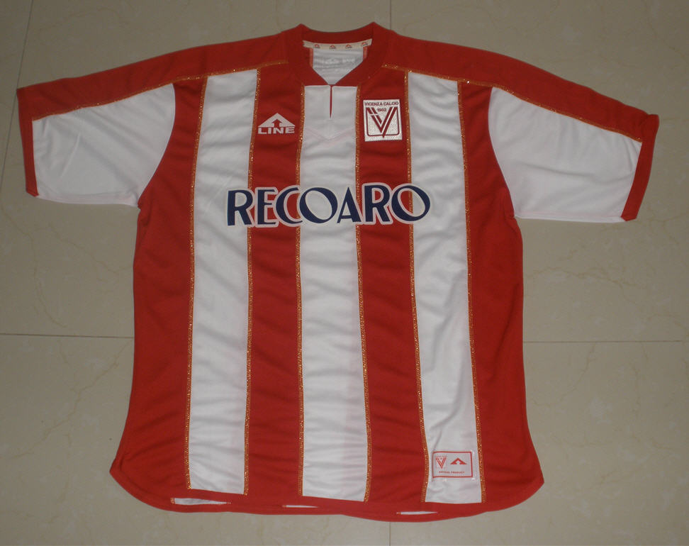 maillot de foot vicenza calcio domicile 2005-2006 pas cher