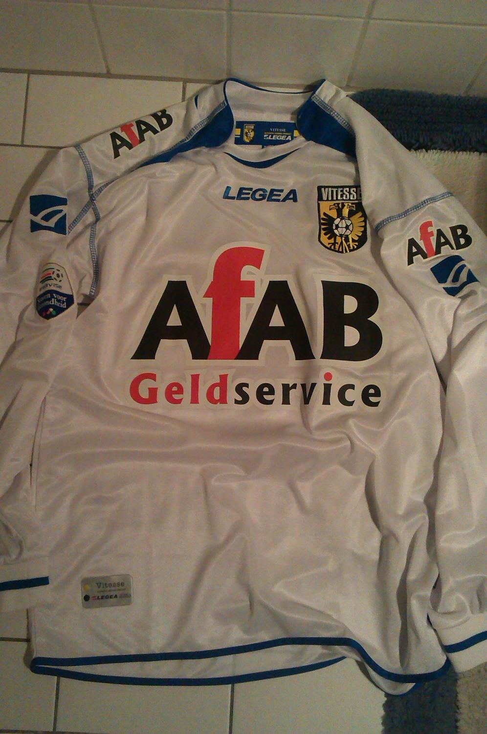 maillot de foot vitesse arnhem exterieur 2008-2009 rétro