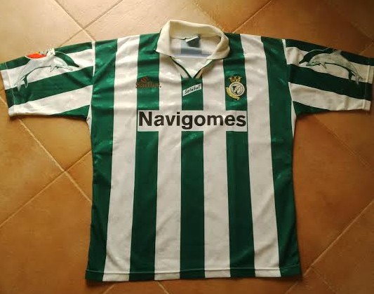 maillot de foot vitória setúbal domicile 1998-1999 rétro