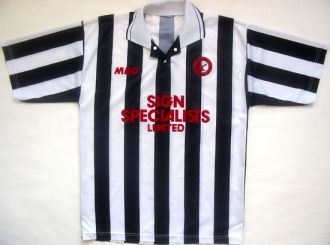 maillot de foot walsall exterieur 1993-1994 pas cher